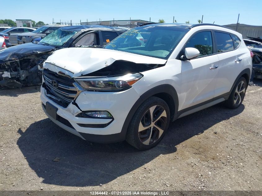 2017 Hyundai Tucson Se VIN: KM8J3CA2XHU450395 Lot: 12364442