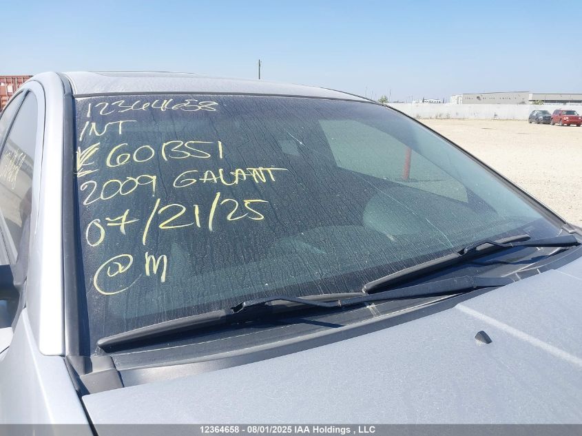 2009 Mitsubishi Galant Es VIN: 4A3AB36S09E601351 Lot: 12364658