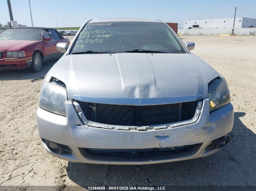 2009 Mitsubishi Galant Es VIN: 4A3AB36S09E601351 Lot: 12364658