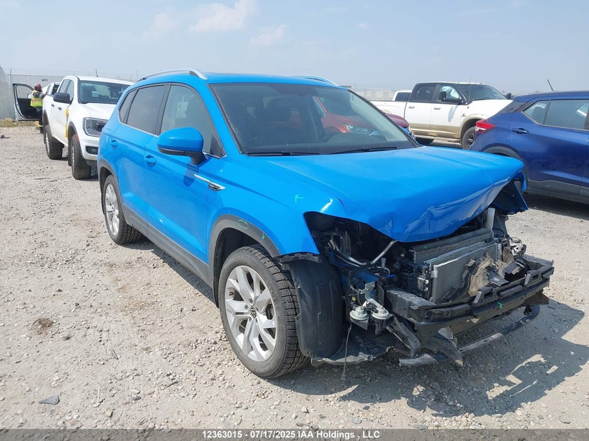 3VVLX7B23NM099712 2022 Volkswagen Taos Comfortline auction photo 1