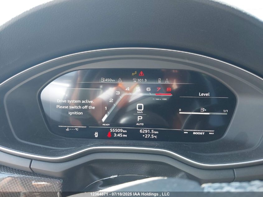 2021 Audi S5 Prestige VIN: WAUB4CF5XMA016995 Lot: 12364871