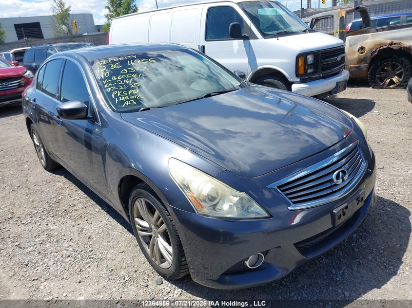 2010 Infiniti G37X VIN: JN1CV6AR3AM460541 Lot: 12364956