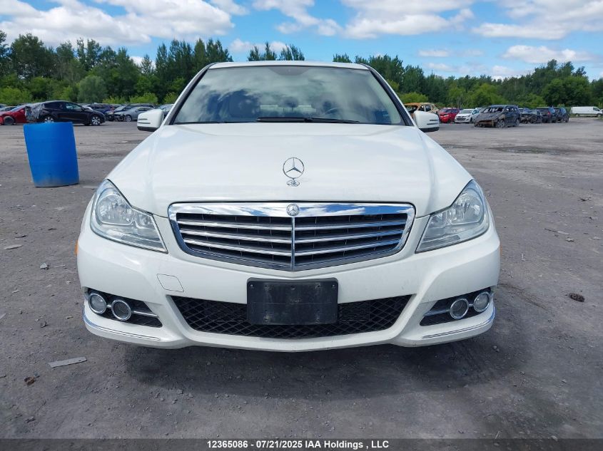 2012 Mercedes-Benz C 250 4Matic VIN: WDDGF8FB3CA633746 Lot: 12365086