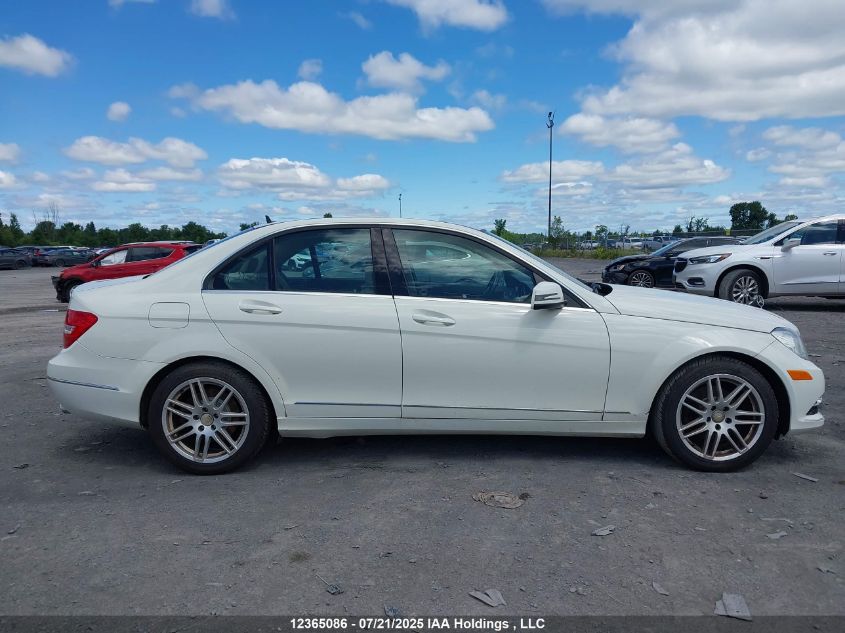 2012 Mercedes-Benz C 250 4Matic VIN: WDDGF8FB3CA633746 Lot: 12365086