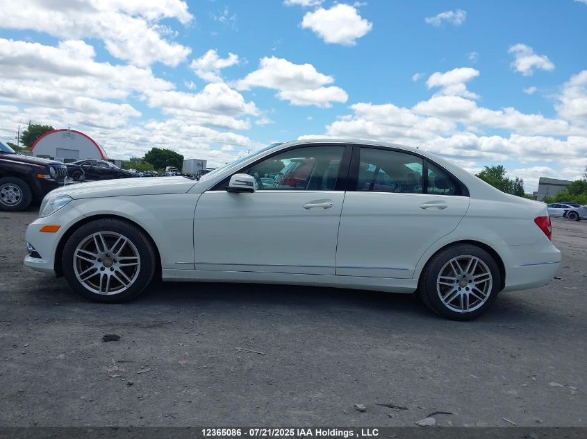 2012 Mercedes-Benz C 250 4Matic VIN: WDDGF8FB3CA633746 Lot: 12365086