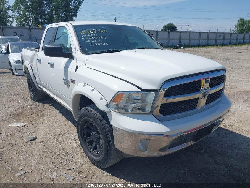 1C6RR7GT3GS202584 2016 Ram 1500 Slt auction photo 1
