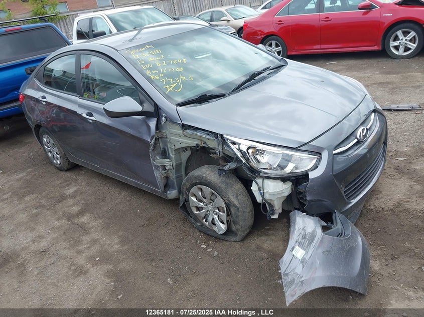 2015 Hyundai Accent Le VIN: KMHCT4AE3FU827848 Lot: 12365181