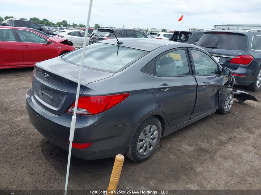 2015 Hyundai Accent Le VIN: KMHCT4AE3FU827848 Lot: 12365181