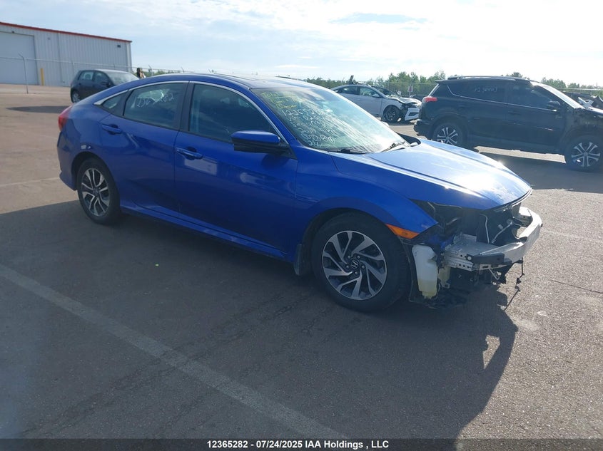 2HGFC2F72KH020428 2019 Honda Civic Ex 4Dr auction photo 1