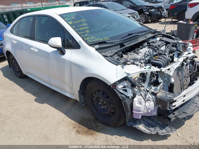 5YFBPMBE5MP152100 2021 Toyota Corolla Le auction photo 1