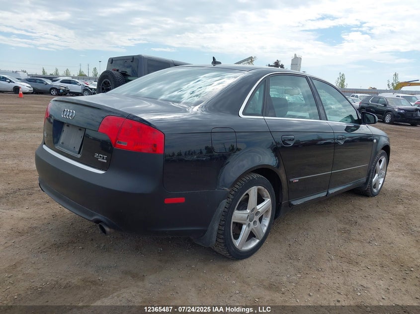 2008 Audi A4 2.0T/2.0T Progressiv/2.0T Special Edition VIN: WAUDF68E08A053500 Lot: 12365487