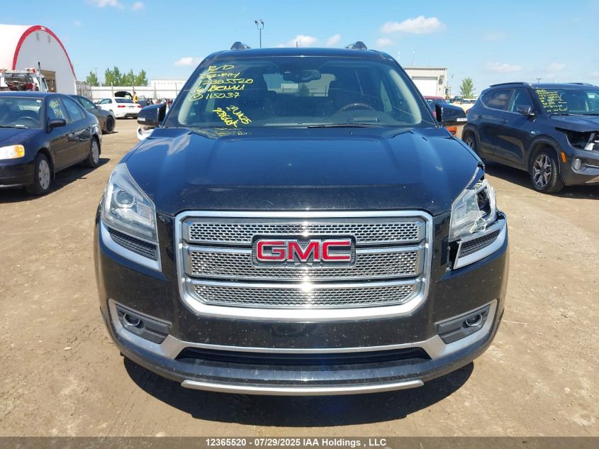 2016 GMC Acadia Denali VIN: 1GKKVTKD9GJ115037 Lot: 12365520