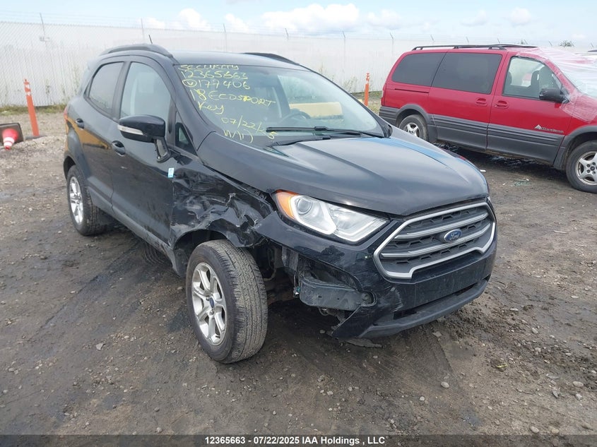 MAJ3P1TE6JC177406 2018 Ford Ecosport Se auction photo 1