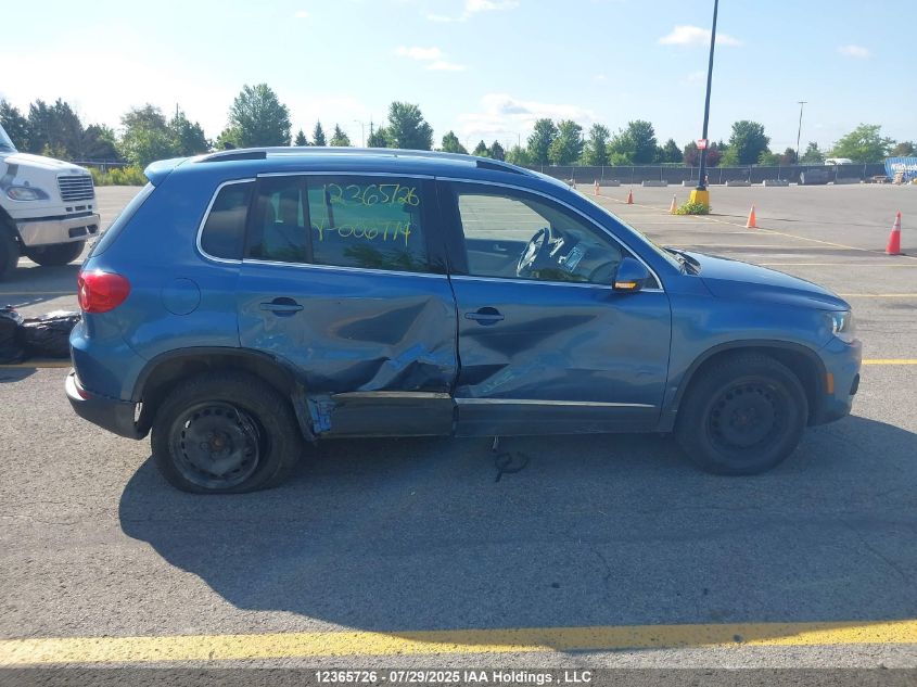 2017 Volkswagen Tiguan Comfortline VIN: WVGMV7AX4HK006774 Lot: 12365726