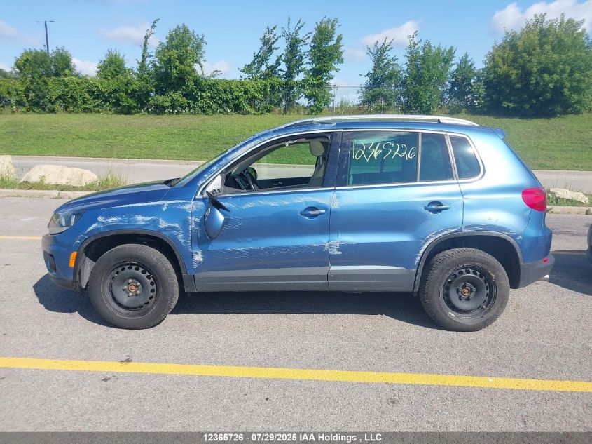 2017 Volkswagen Tiguan Comfortline VIN: WVGMV7AX4HK006774 Lot: 12365726