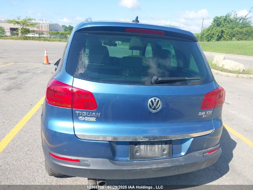 2017 Volkswagen Tiguan Comfortline VIN: WVGMV7AX4HK006774 Lot: 12365726