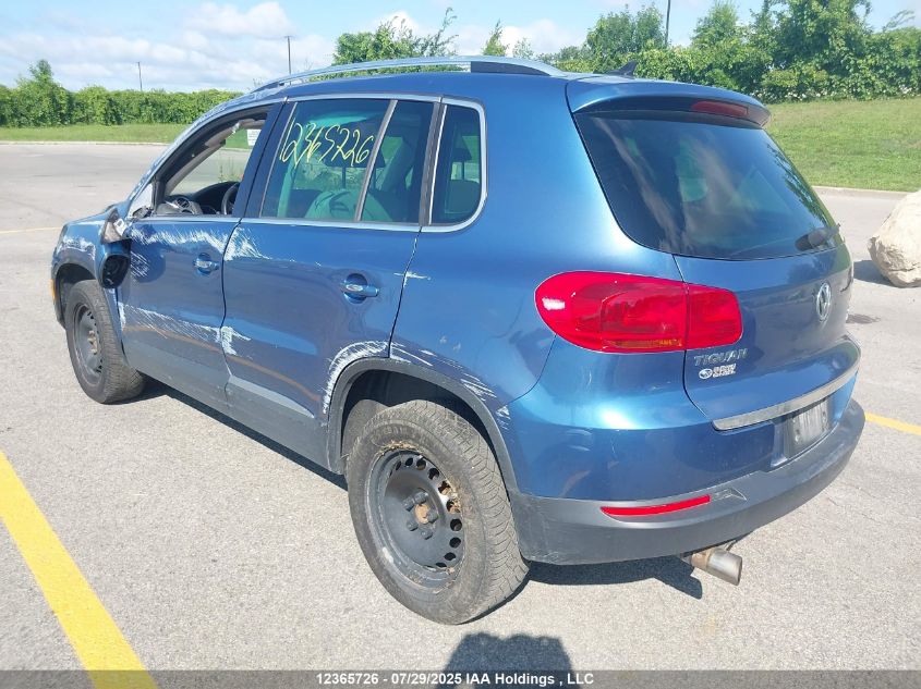 2017 Volkswagen Tiguan Comfortline VIN: WVGMV7AX4HK006774 Lot: 12365726