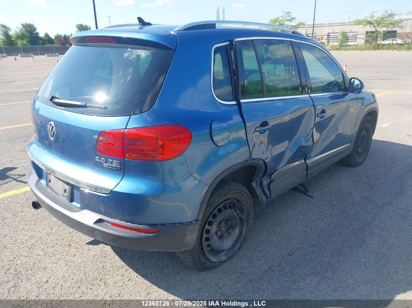 2017 Volkswagen Tiguan Comfortline VIN: WVGMV7AX4HK006774 Lot: 12365726