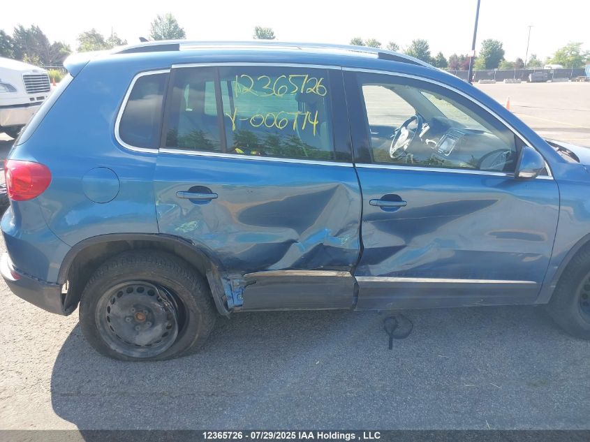 2017 Volkswagen Tiguan Comfortline VIN: WVGMV7AX4HK006774 Lot: 12365726