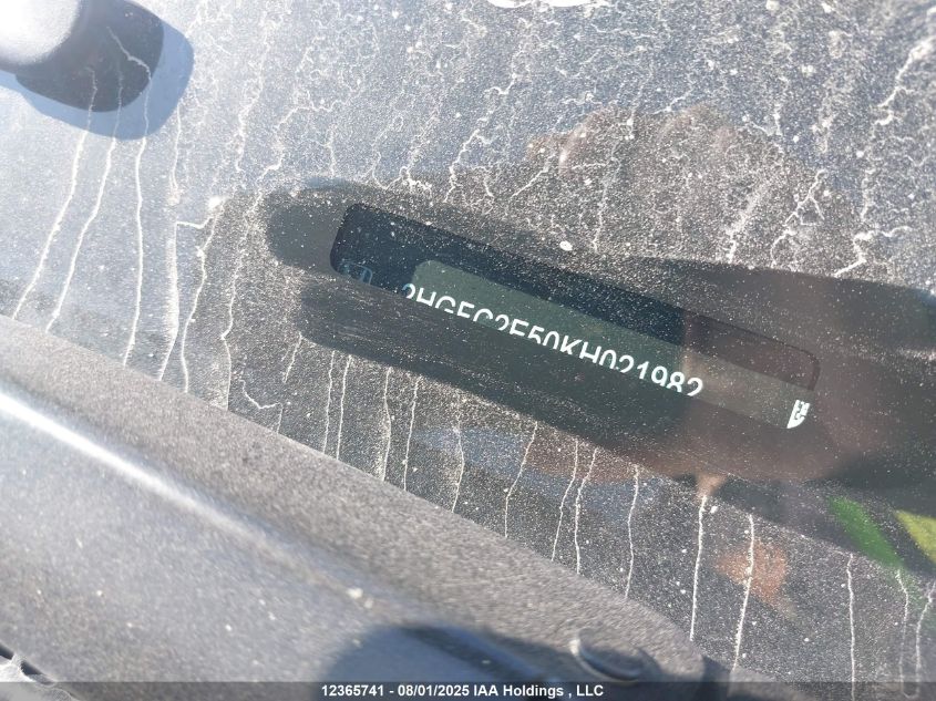 2019 Honda Civic Lx VIN: 2HGFC2E50KH021982 Lot: 12365741