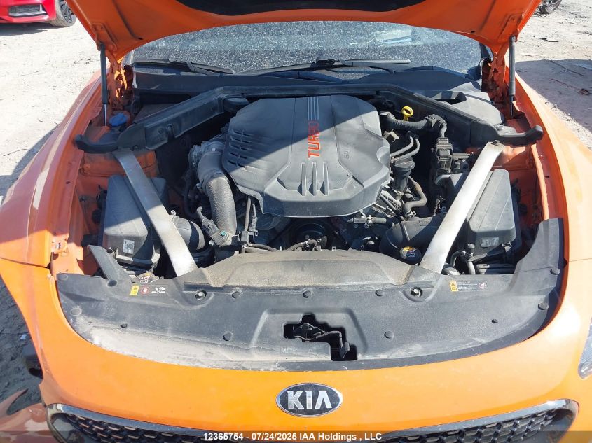 2021 Kia Stinger Gt Limited - Neon Orange/Gt Limited W/Black Interior/Gt Limited W/Red Interior VIN: KNAE55LC3M6090710 Lot: 12365754