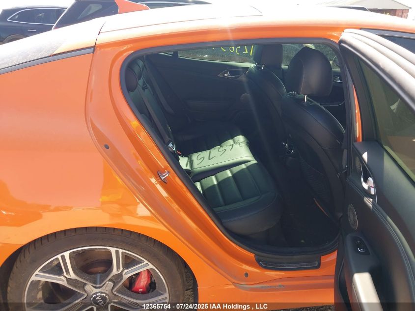 2021 Kia Stinger Gt Limited - Neon Orange/Gt Limited W/Black Interior/Gt Limited W/Red Interior VIN: KNAE55LC3M6090710 Lot: 12365754