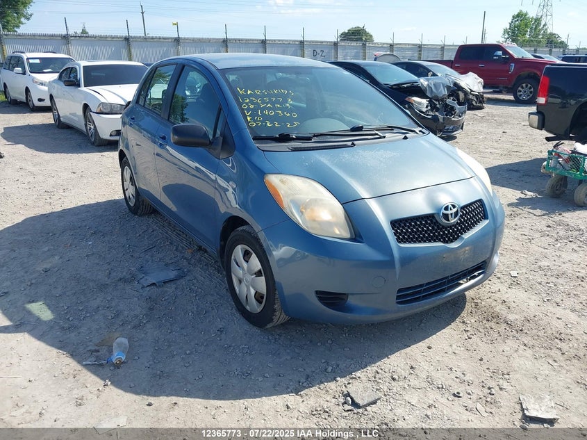 JTDKT923685140340 2008 Toyota Yaris auction photo 1