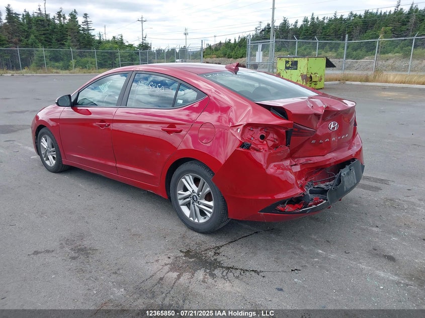 2020 Hyundai Elantra Preferred Auto Ivt red sedan null KMHD84LF0LU007055 photo #4