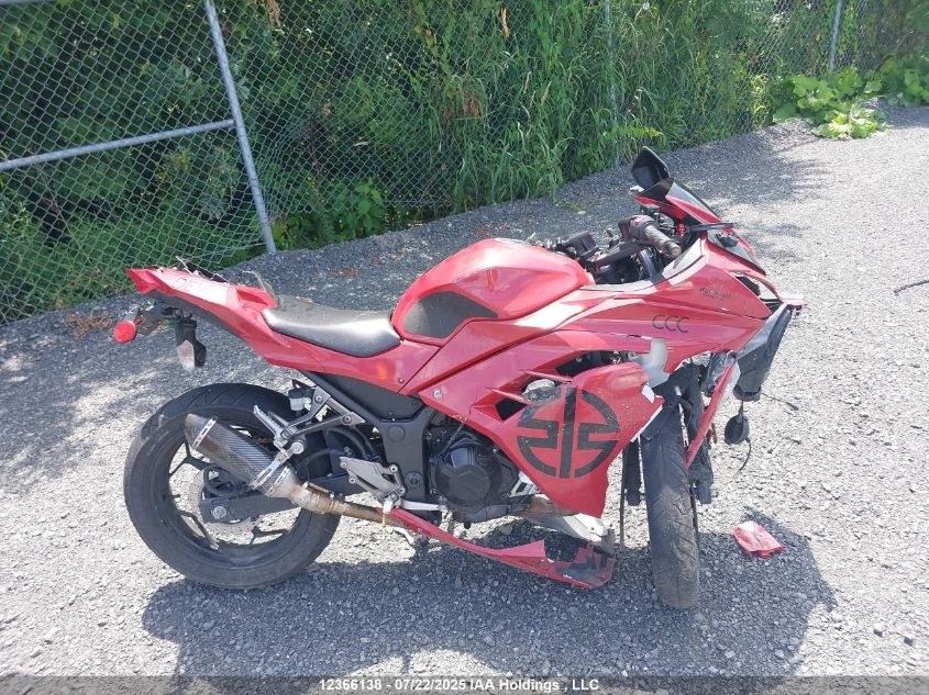 2017 Kawasaki Ex300 A VIN: JKAEX8A12HDA33445 Lot: 12366138