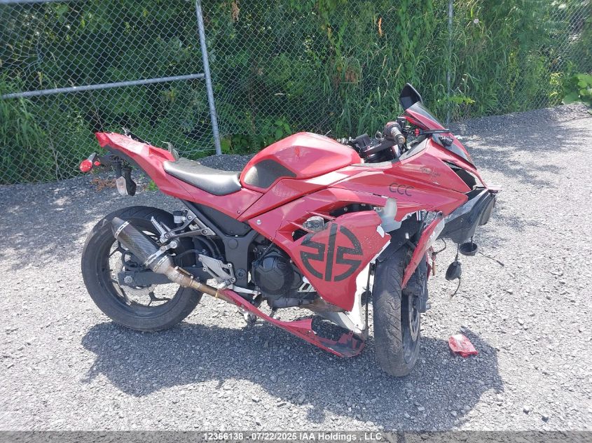 2017 Kawasaki Ex300 A VIN: JKAEX8A12HDA33445 Lot: 12366138