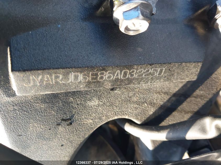 2006 Yamaha Yzfr6 L VIN: JYARJ06E86A032250 Lot: 12366337