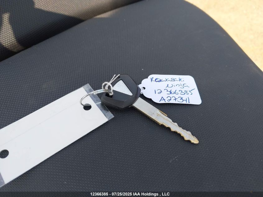 2016 Kawasaki Ex650 F VIN: JKAEXEF17GDA27341 Lot: 12366385