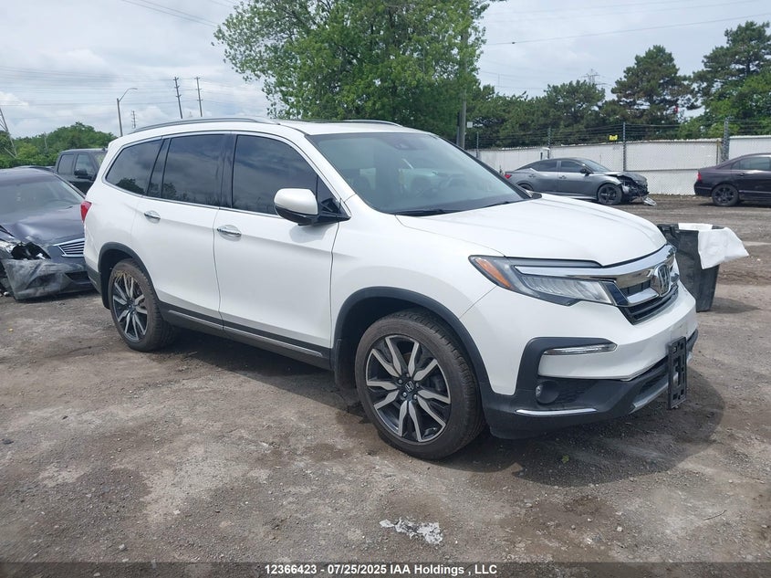 2020 Honda Pilot Touring 8P white other null 5FNYF6H98LB506270 photo #1