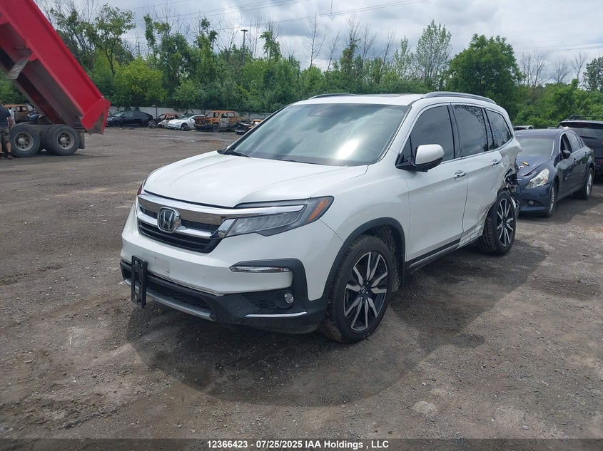 2020 Honda Pilot Touring 8P white other null 5FNYF6H98LB506270 photo #3