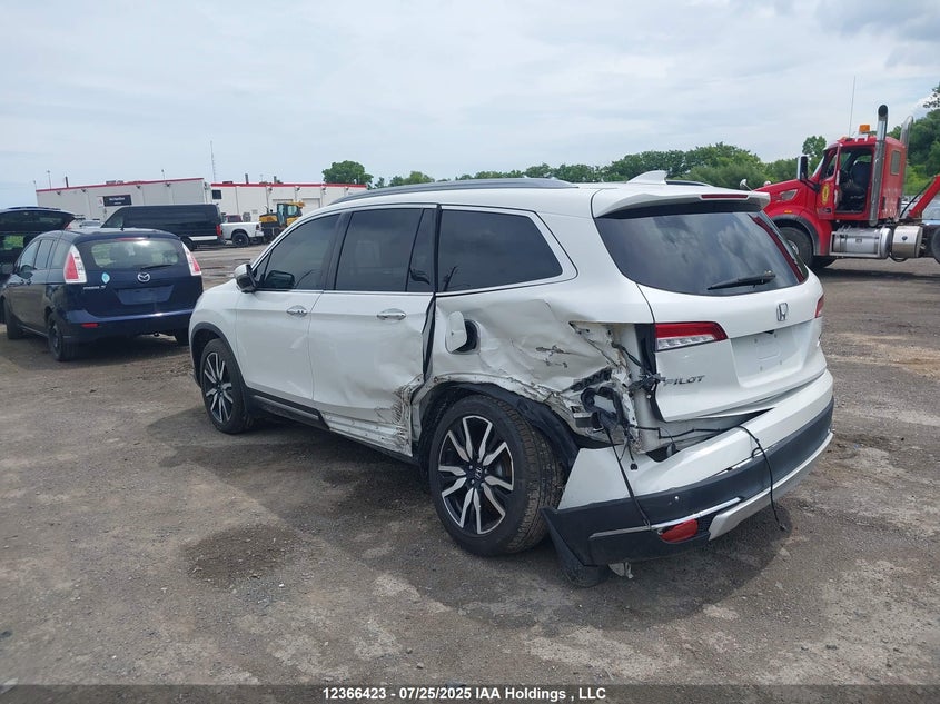 2020 Honda Pilot Touring 8P white other null 5FNYF6H98LB506270 photo #4