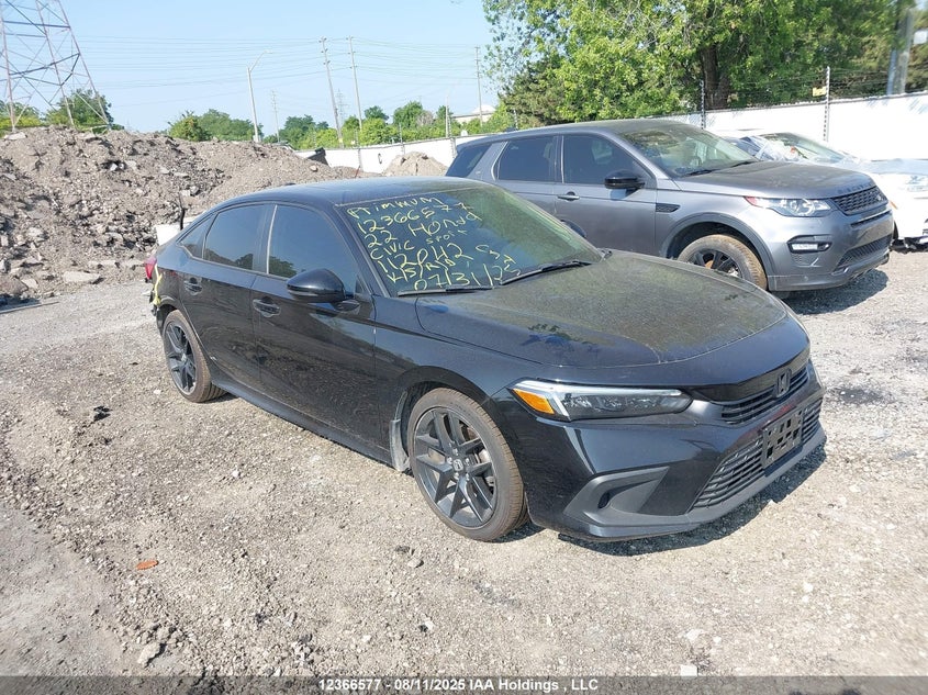 2HGFE2F56NH112042 2022 Honda Civic Sport auction photo 1