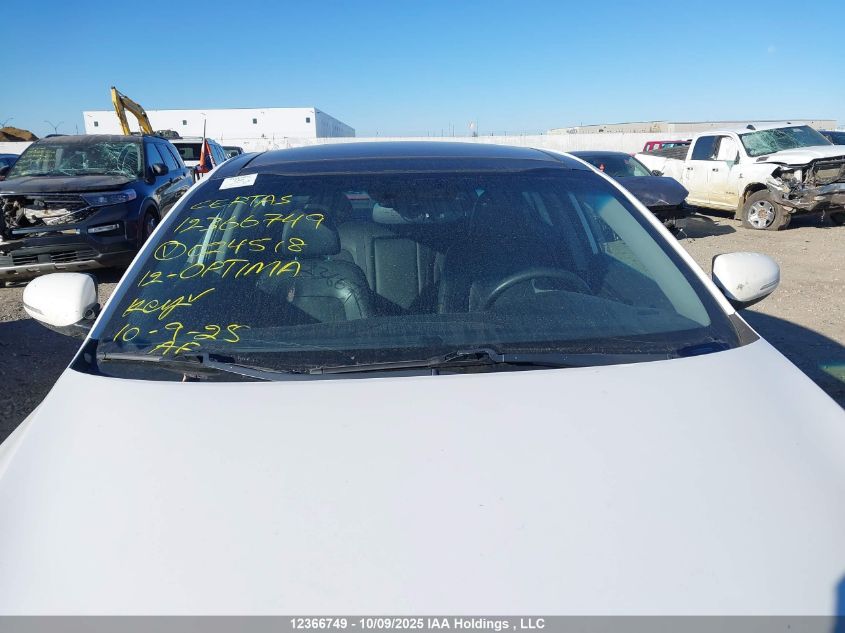 2012 Kia Optima Hybrid VIN: KNAGM4AD3C5024518 Lot: 12366749