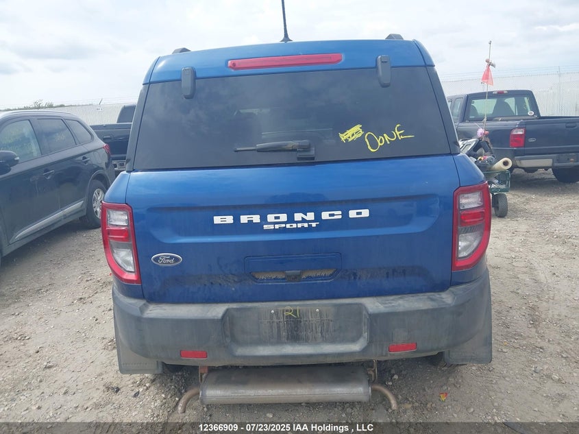 2024 Ford Bronco Sport Big Bend VIN: 3FMCR9B68RRF46854 Lot: 12366909
