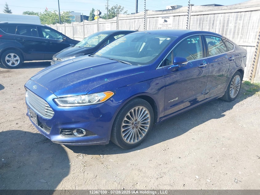 3FA6P0RU1DR276355 2013 FORD FUSION photo no. 2