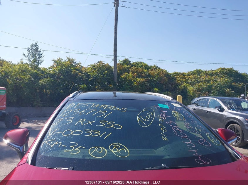 2023 Lexus Rx 350 VIN: 2T2BAMCA1PC003311 Lot: 12367131