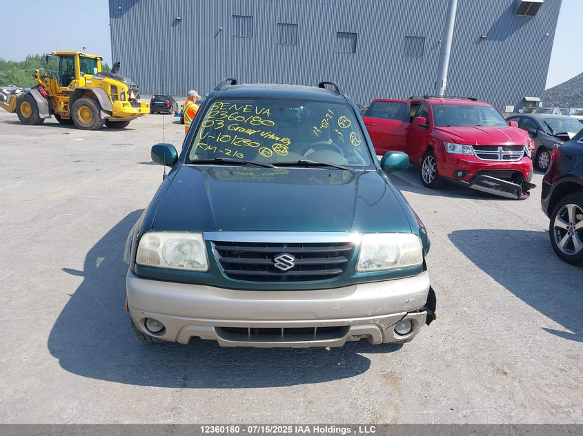 2003 Suzuki Grand Vitara Jlx/Jx VIN: JS3TD62V034101230 Lot: 12360180X