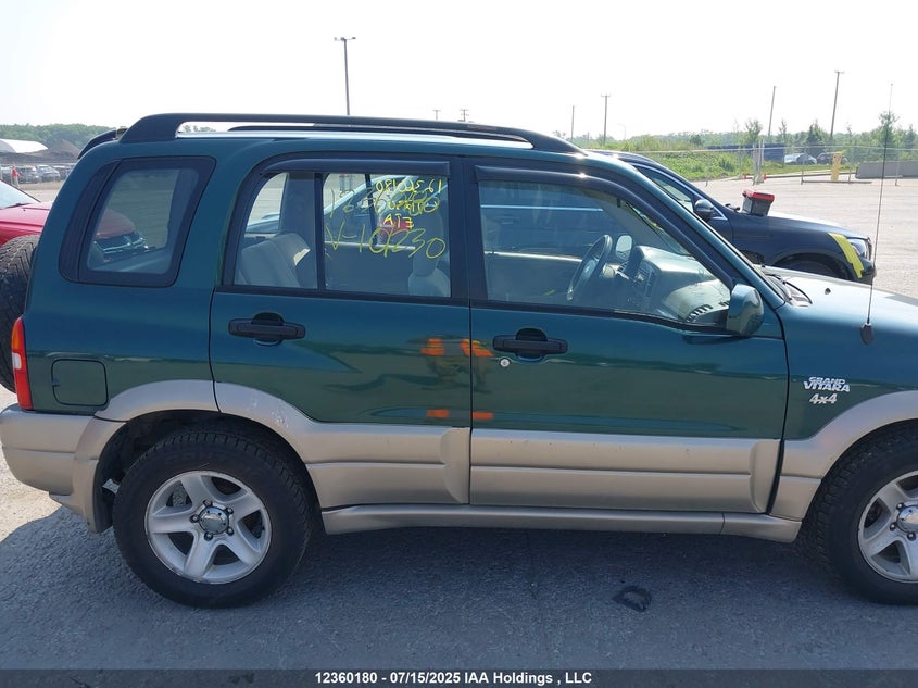 2003 Suzuki Grand Vitara Jlx/Jx VIN: JS3TD62V034101230 Lot: 12360180X