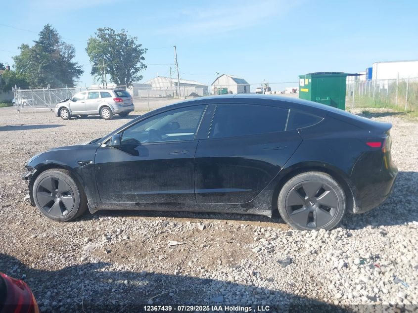 2022 Tesla Model 3 Long Range VIN: 5YJ3E1EB9NF339444 Lot: 12367439