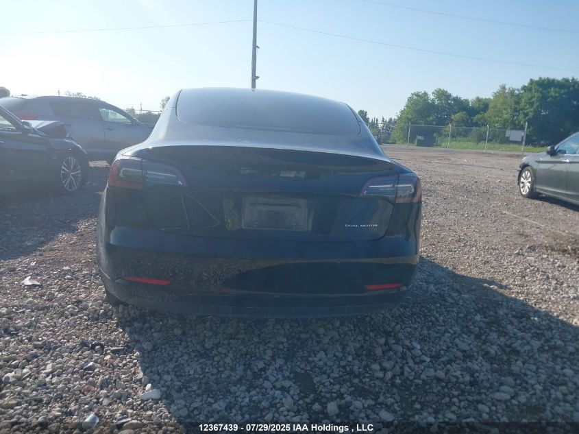 2022 Tesla Model 3 Long Range VIN: 5YJ3E1EB9NF339444 Lot: 12367439