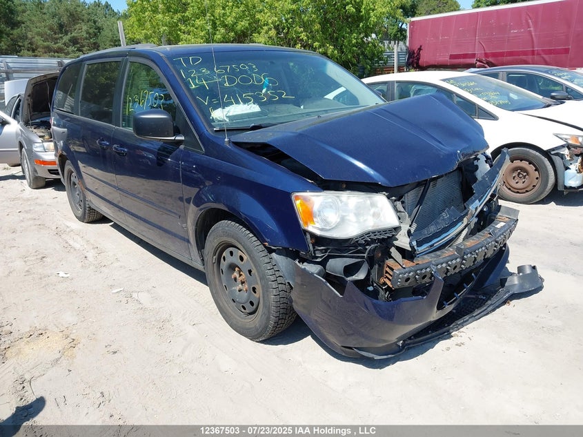2C4RDGBG6ER415352 2014 Dodge Grand Caravan Se/Sxt auction photo 1