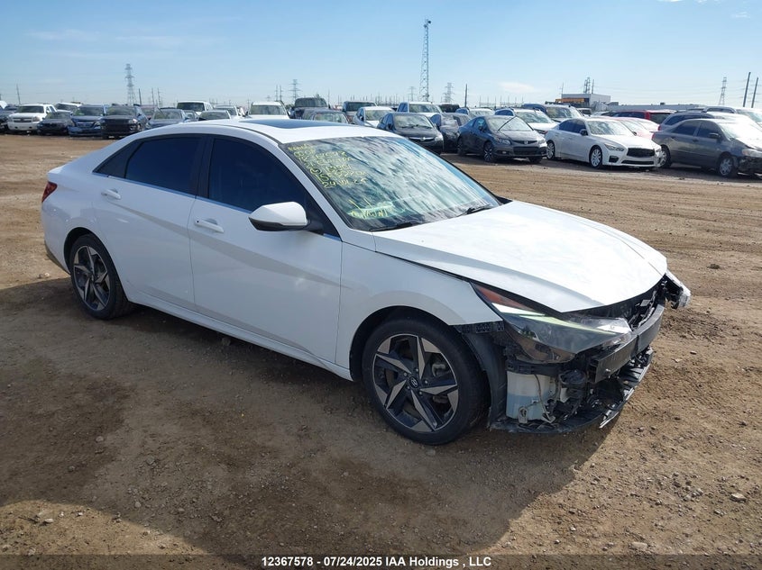 KMHLN4AG9MU169901 2021 Hyundai Elantra Ultimate Ivt auction photo 1