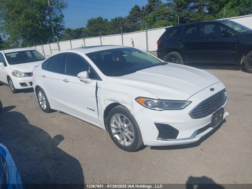 3FA6P0MU8KR155424 2019 Ford Fusion Sel auction photo 1