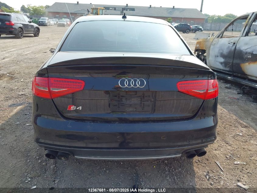 2013 Audi S4 Premium Plus VIN: WAUBGCFL0DA132700 Lot: 12367681