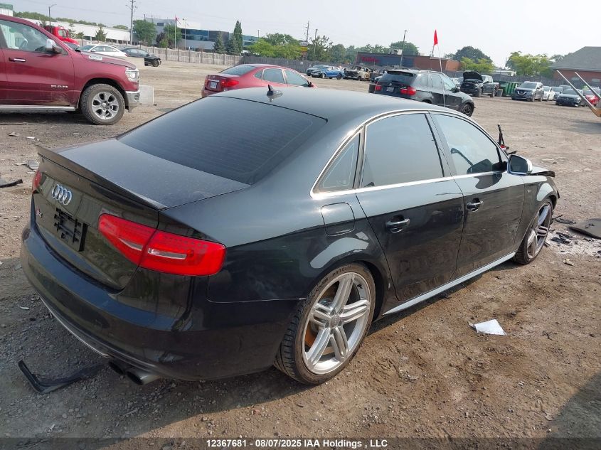2013 Audi S4 Premium Plus VIN: WAUBGCFL0DA132700 Lot: 12367681