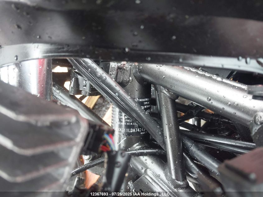 2020 Kawasaki Ex400 VIN: JKAEXKG11LDA74243 Lot: 12367693